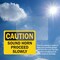 Signmission Sound Horn Proceed Slowly Caution Sign, Vinyl Decal, 14in W x 10in L, 2PK OS-2PACK-CS-D-1014-L-19233 - alternate 2